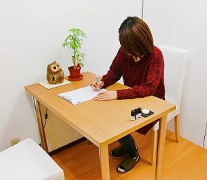問診票の記入画像